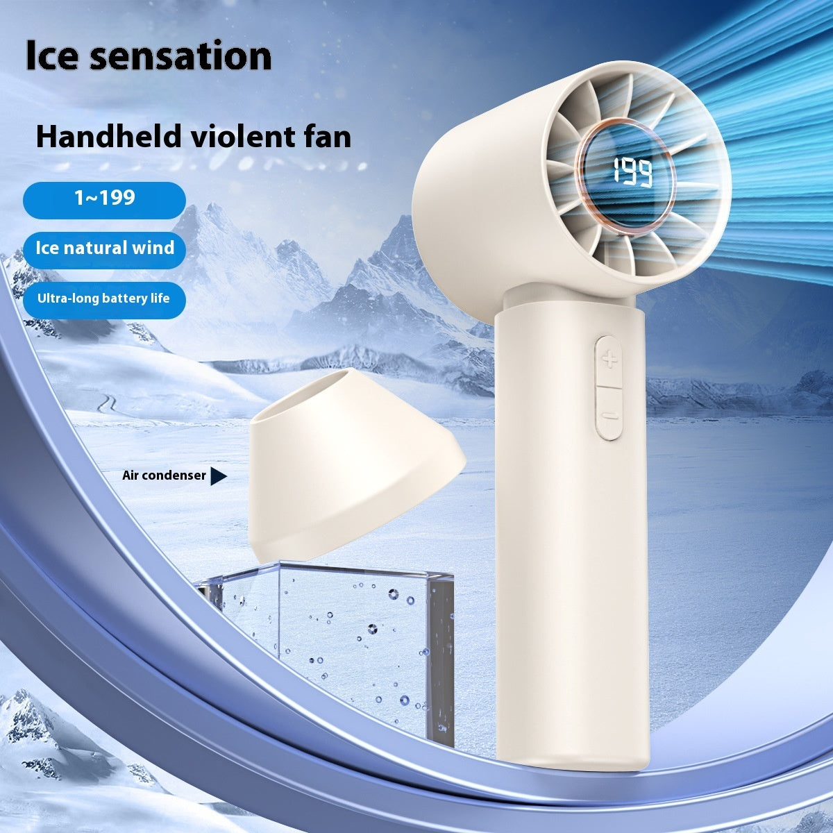 Mini ventilateur portable sans pales à haute vitesse
