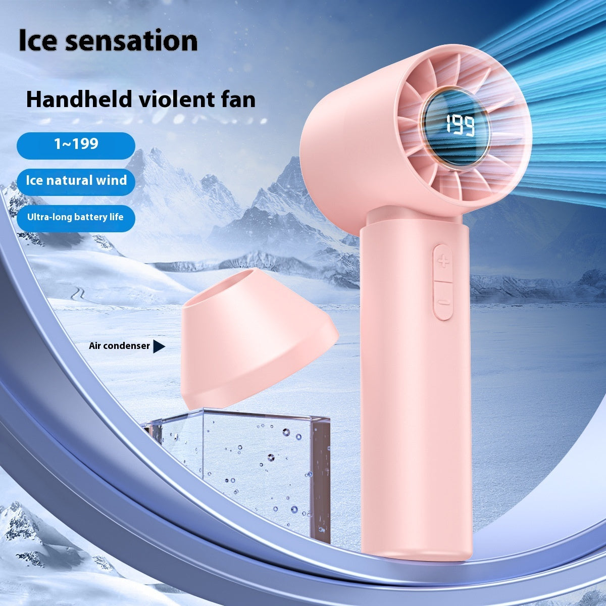 Mini ventilateur portable sans pales à haute vitesse