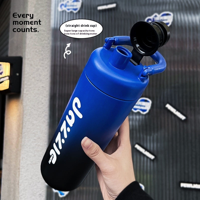 Bouteille isotherme en acier inoxydable (anti-chute)