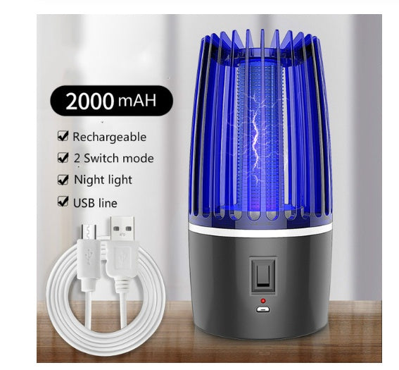 Lampe anti-moustique rechargeable