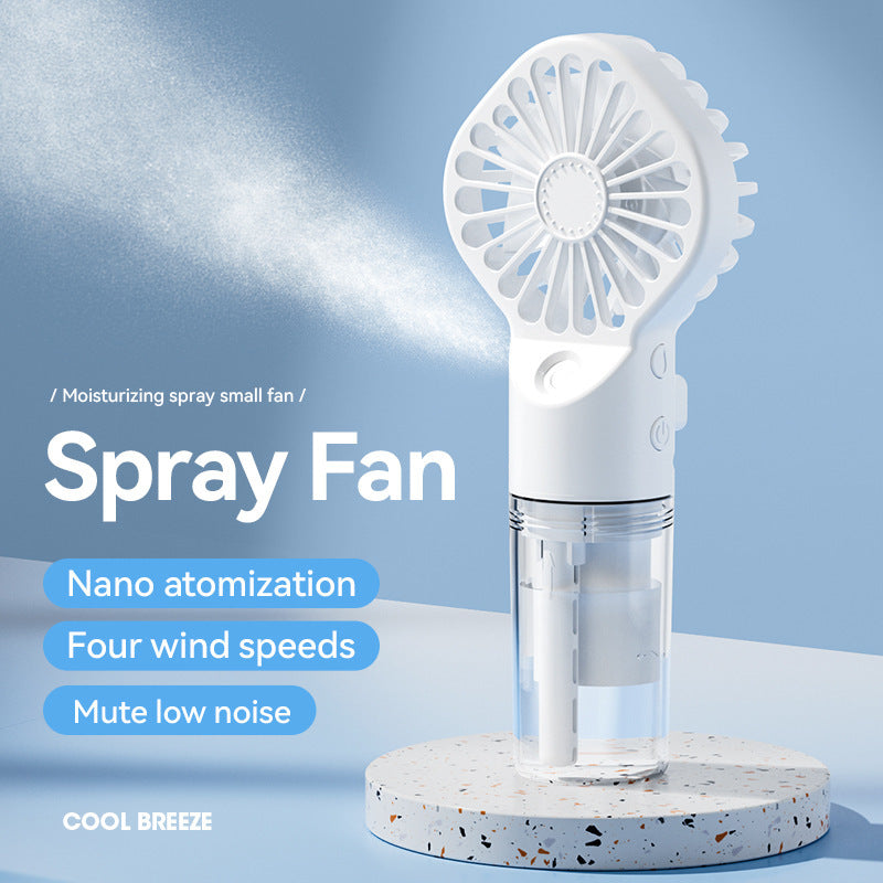 Ventillateur portable avec humidificateur intégré