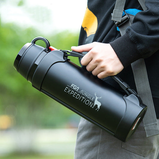 Grande bouteille d'eau isotherme portable